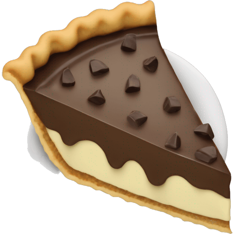 Chocolate chip pie emoji