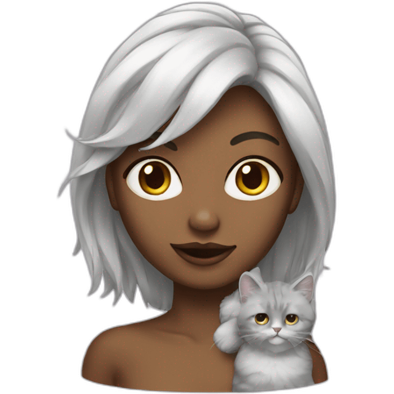 Chatte de femme emoji