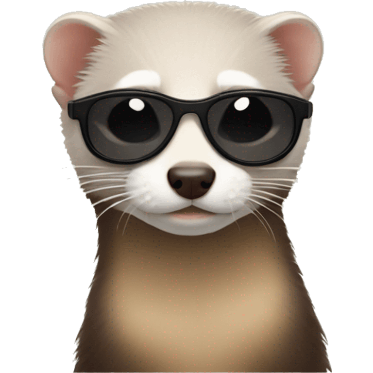 Ferret with sunglasses emoji