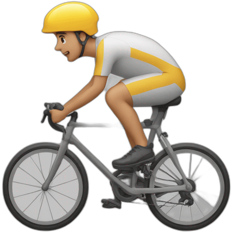 Un curé sur un velo emoji