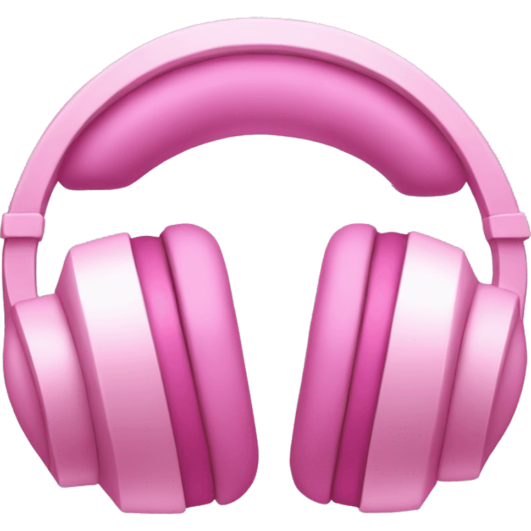 Headphones with pink bows on them emoji