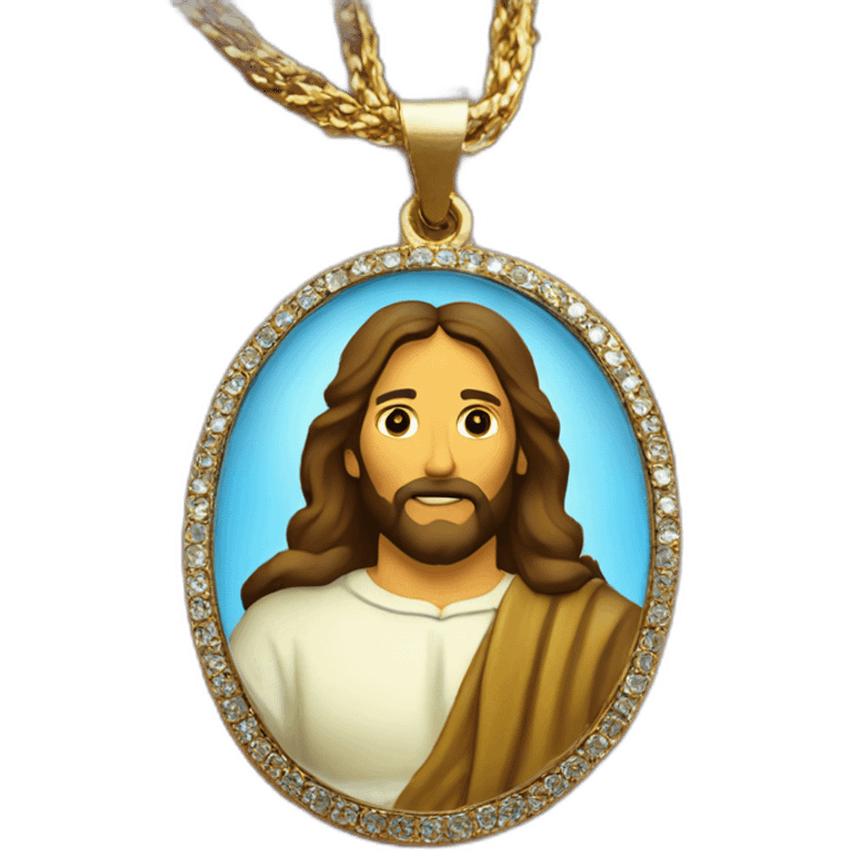 Jesus Piece Necklace emoji