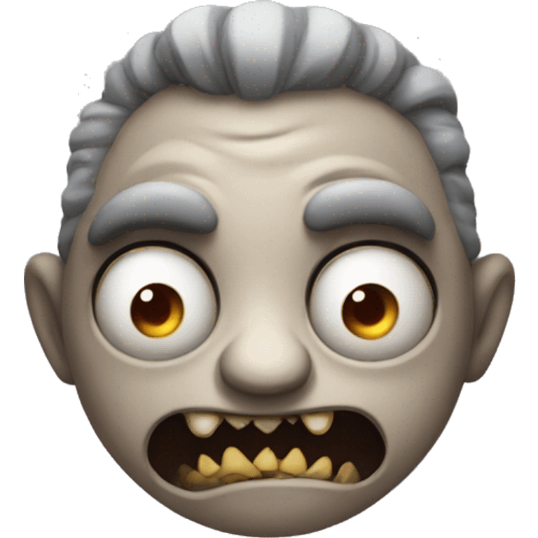 Funny horror creature emoji