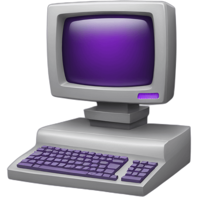 purple computer emoji