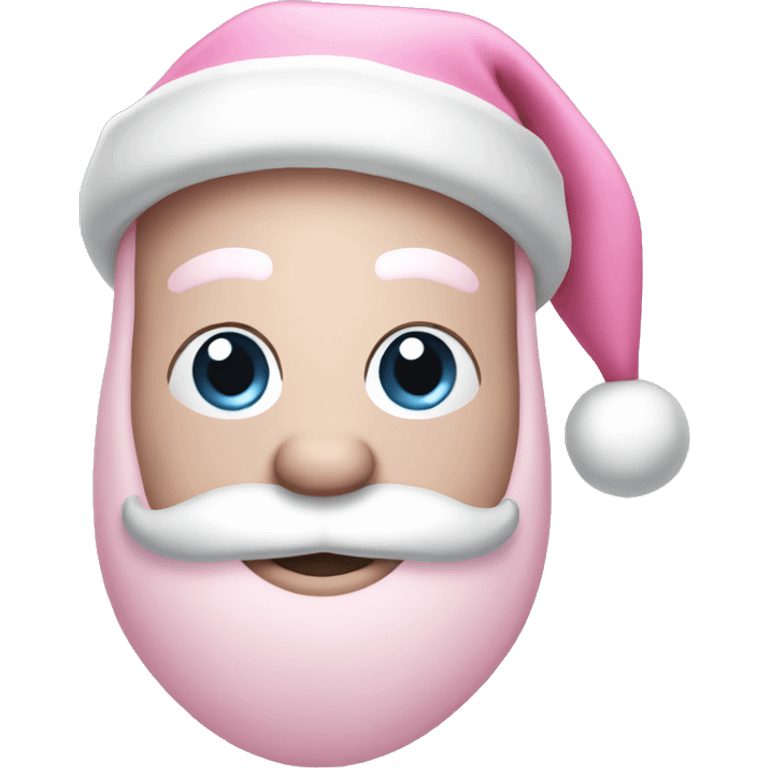 light pink santa hat emoji