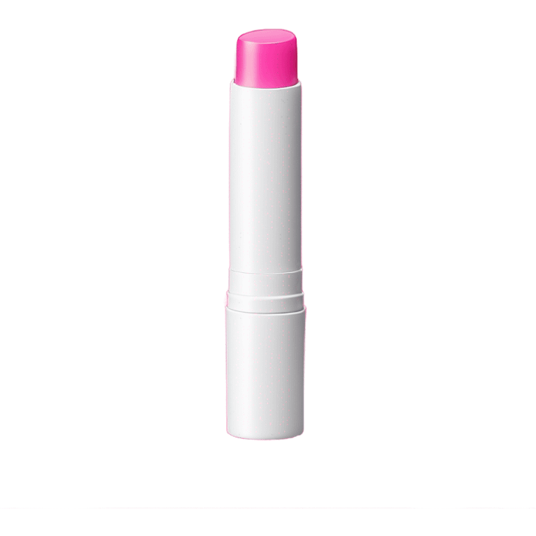 Lip balm pink emoji