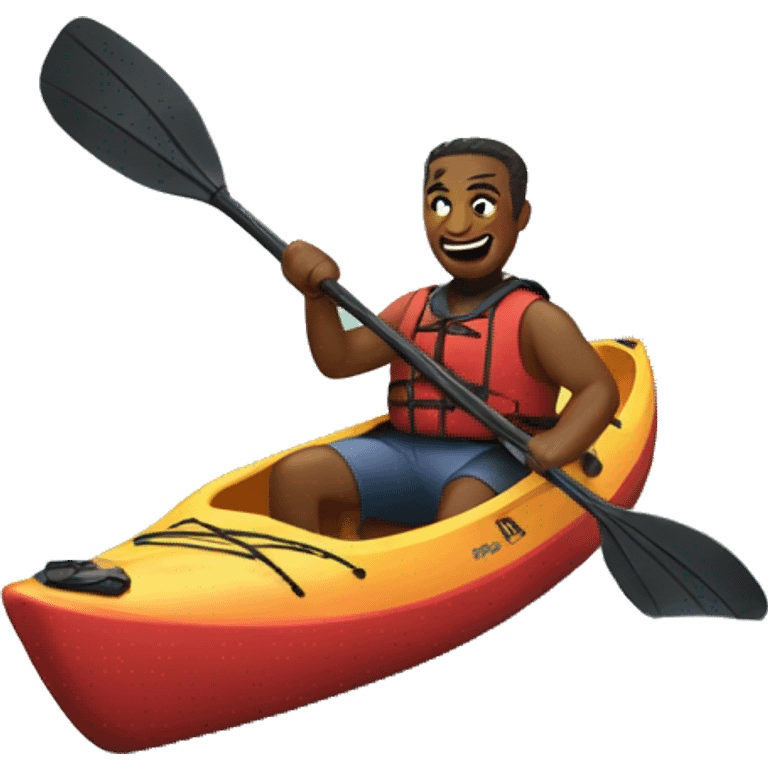 kayaking friends emoji