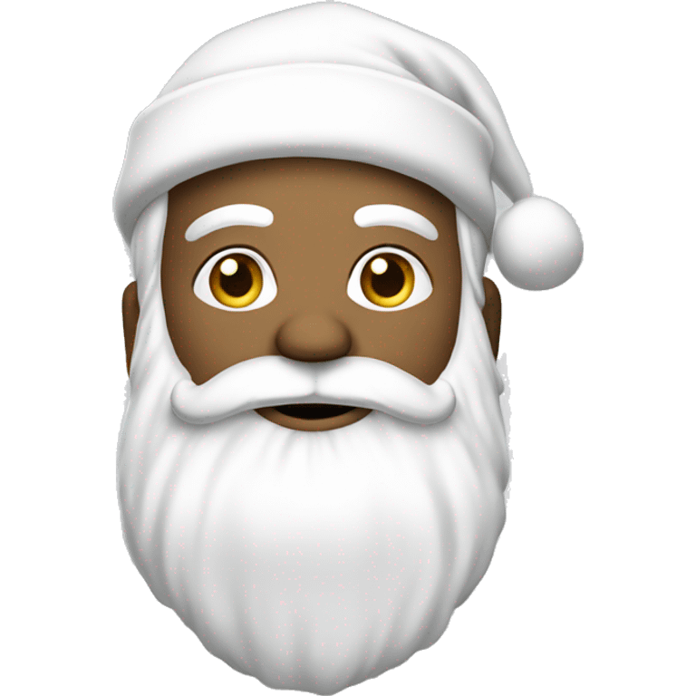 white santa emoji