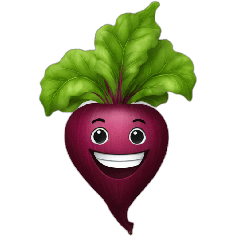 happy beet emoji