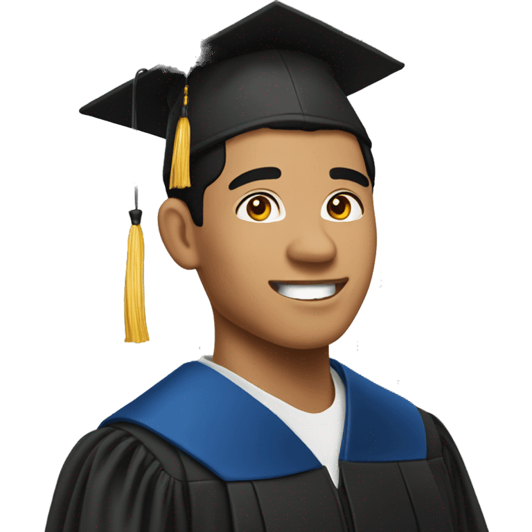 Filipino man graduating emoji