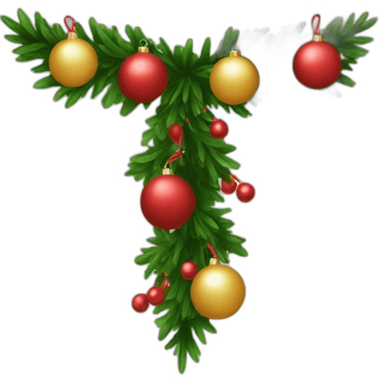 christmas garland emoji