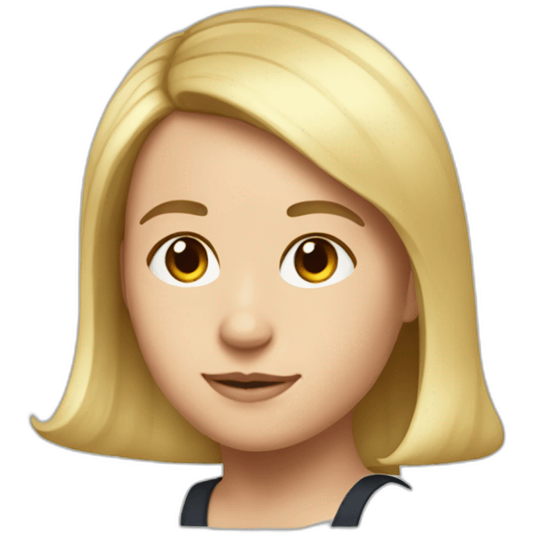 macron as girl emoji