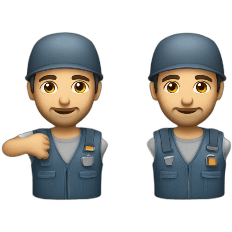 An Iranian mechanic emoji