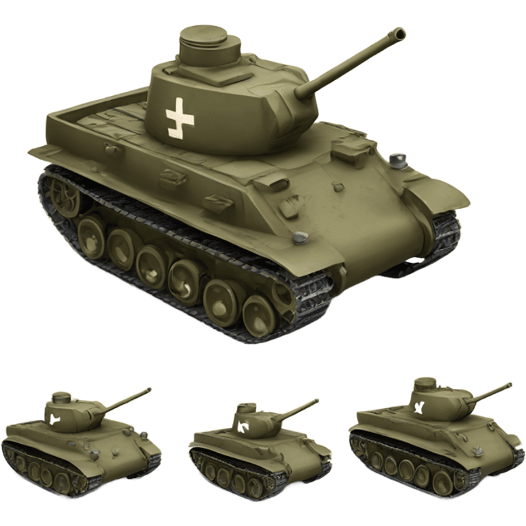 light tank from world war 2 emoji