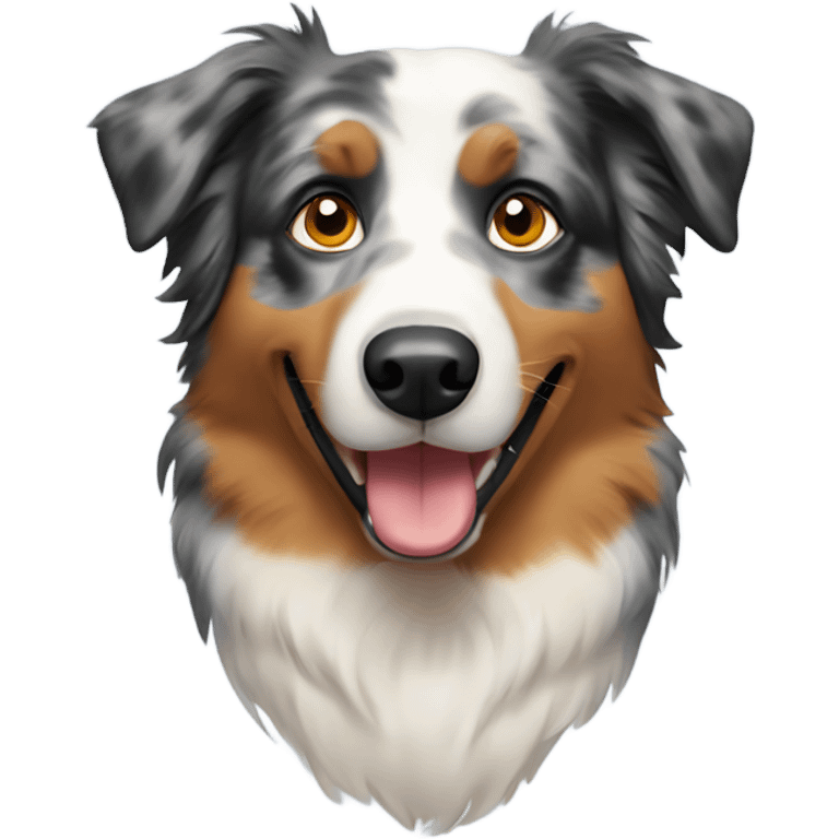 Australian shepherd dog emoji