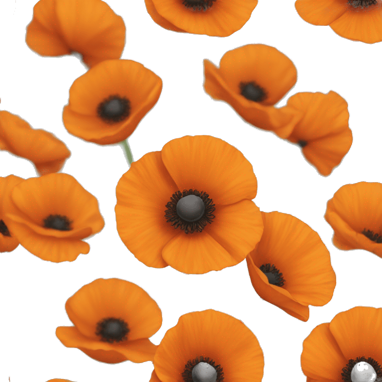 Orange Poppy emoji