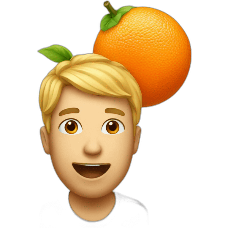 Tangerine Eater emoji