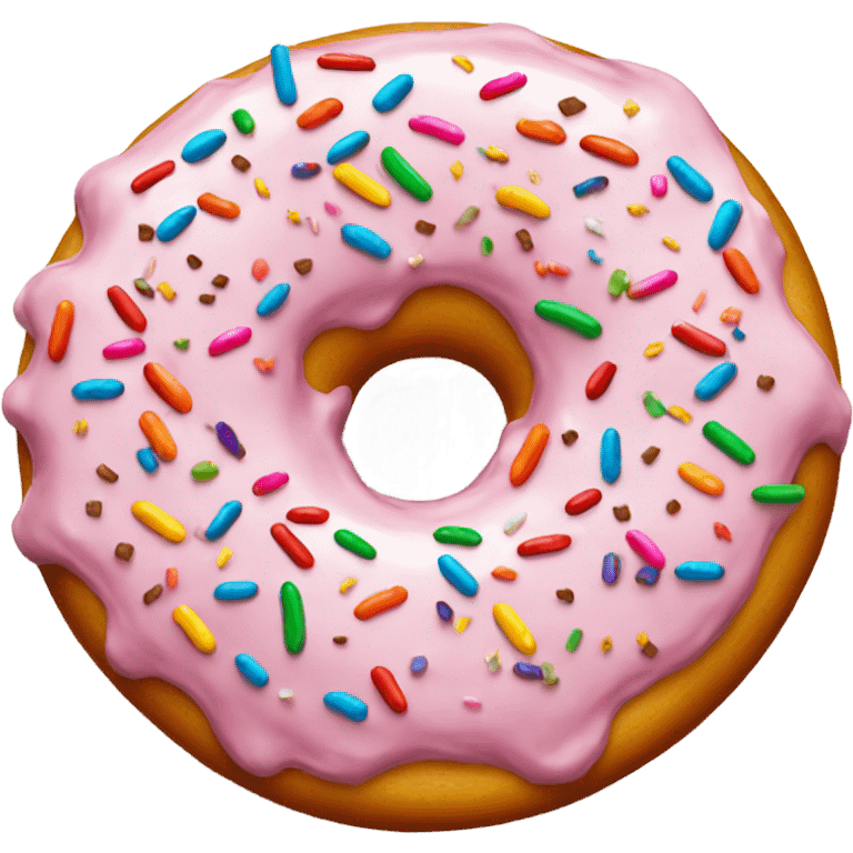 Donut extra sprinkles emoji