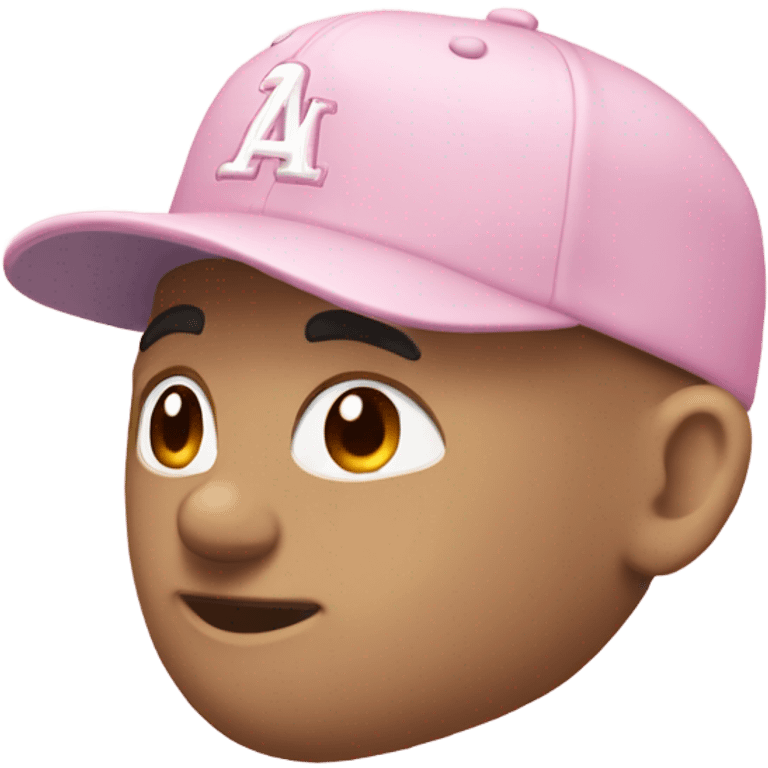 pastel pink mlb cap emoji