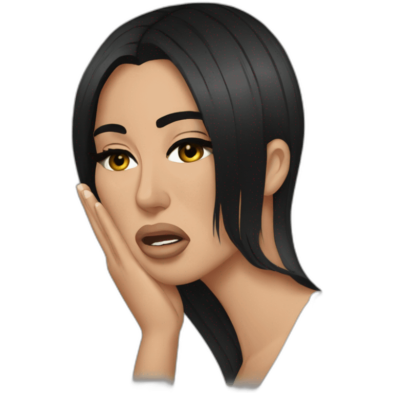 Kim kardashian crying emoji