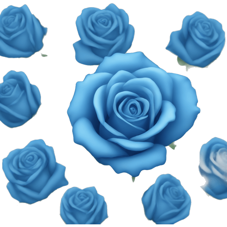 Blue Rose emoji