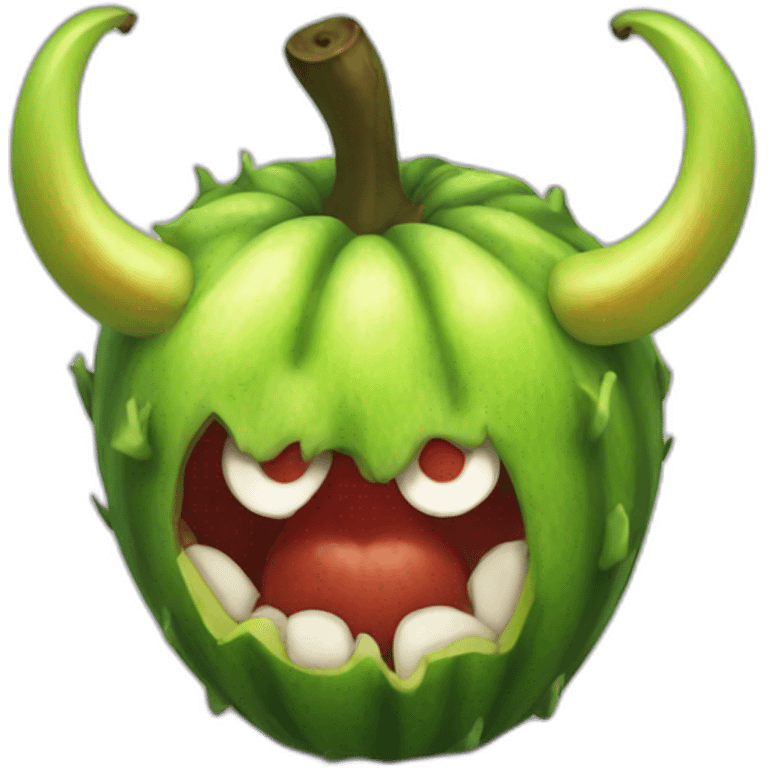 demon fruit one piece emoji