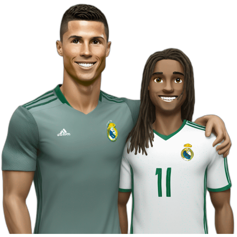 Ronaldo with alnnasr emoji