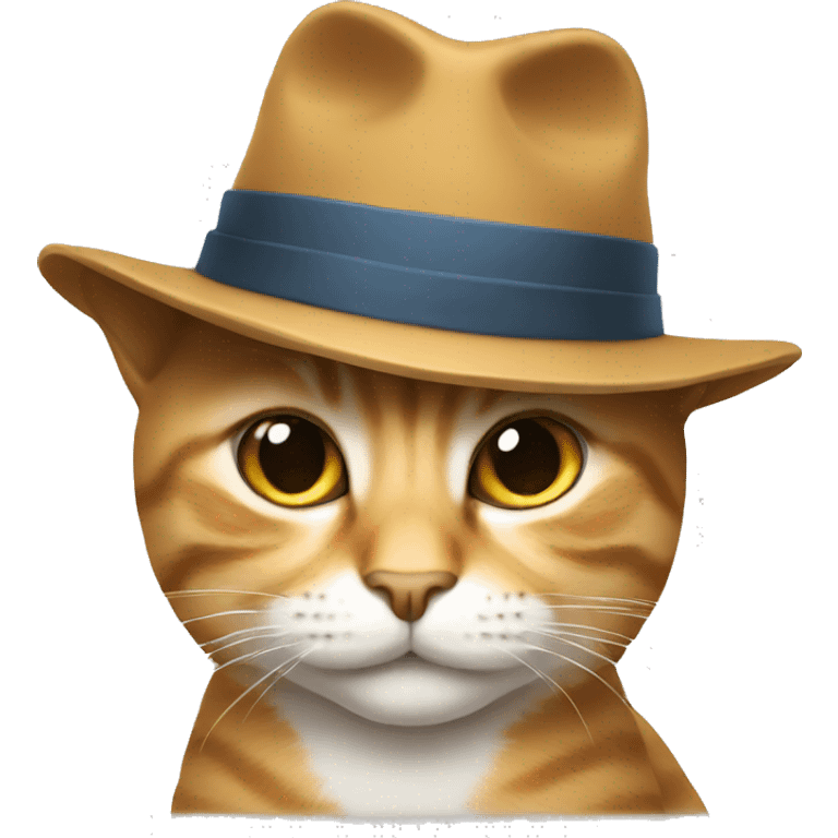 Cat with a hat emoji