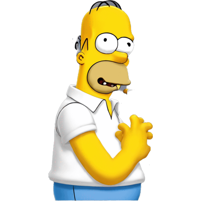 homer simpson smoke emoji