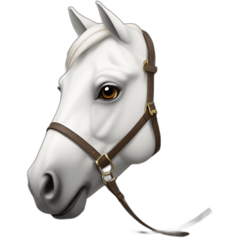 Cheval blanc emoji