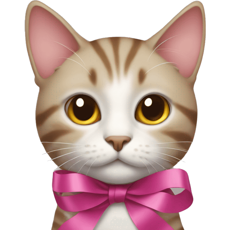 cat with ribbons emoji