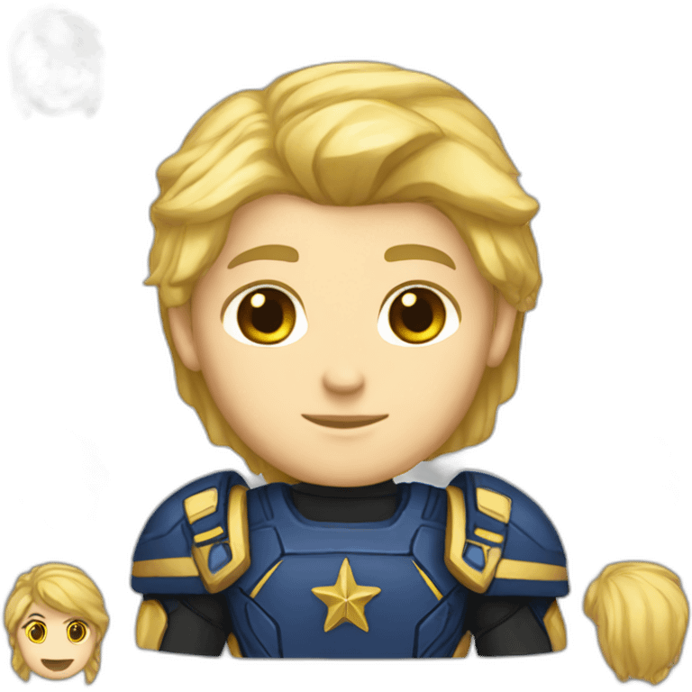 starcraft blonde hair marine male emoji