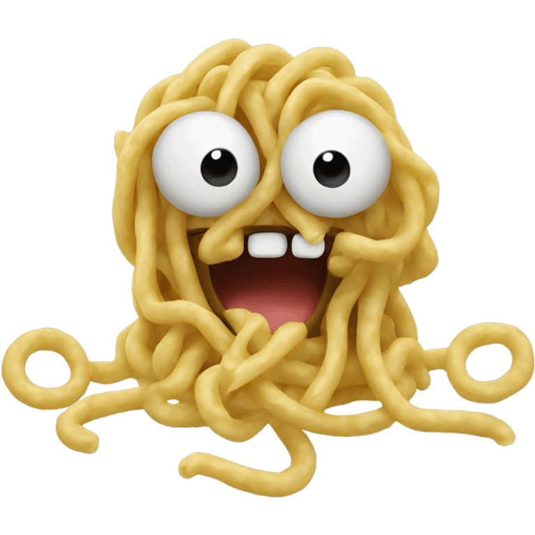 Noodle monster  emoji