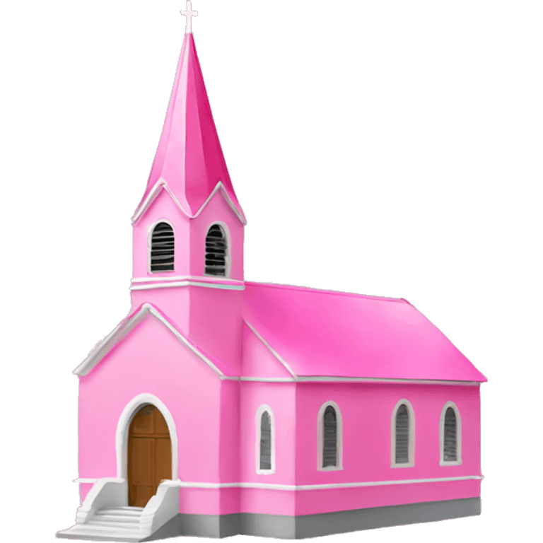 Pink église  emoji