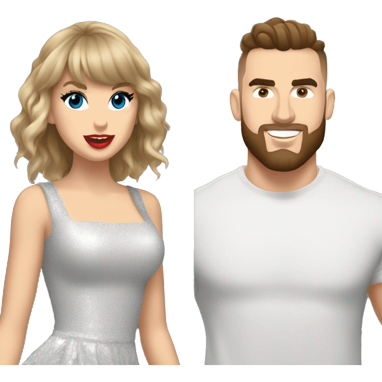 taylor swift and travis kelce emoji