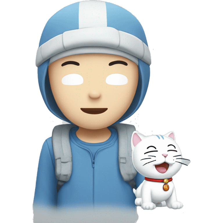 Doraemon white emoji