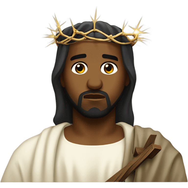 kanye west, ye,jesus, cross emoji