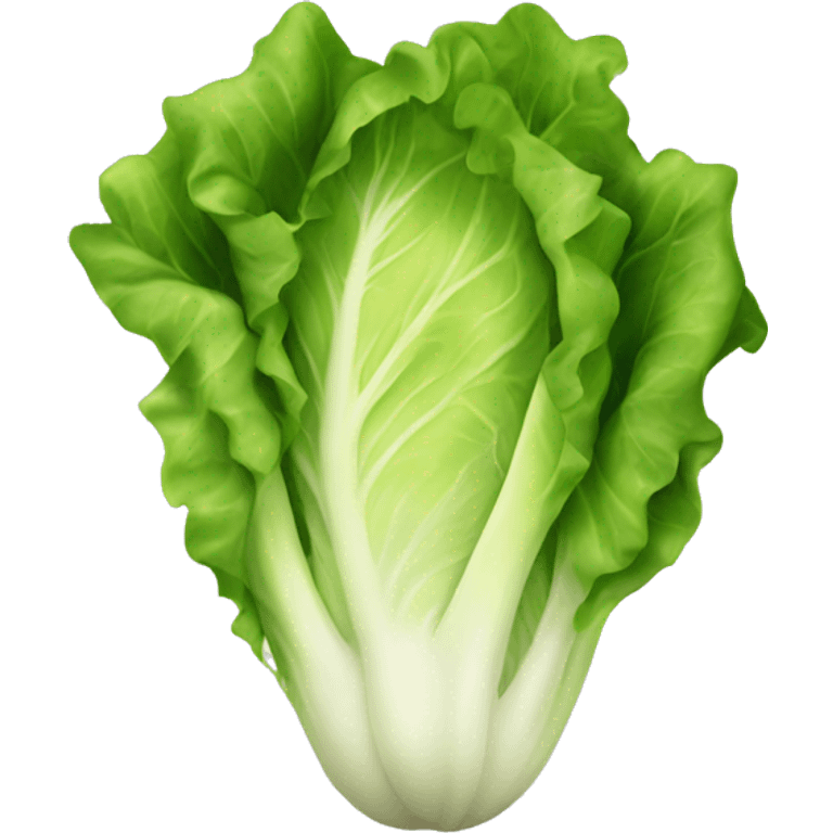 A lettuce with a lovely face emoji