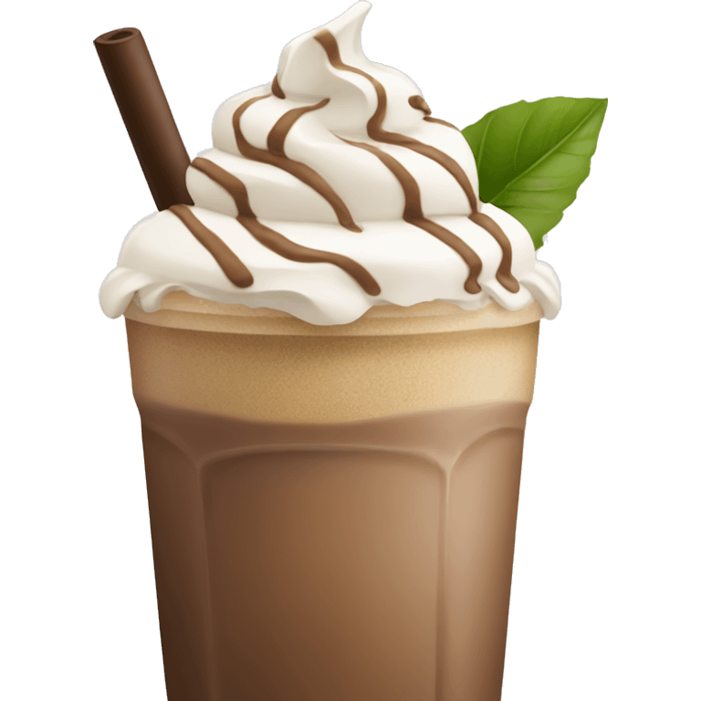 Mocha frappe emoji