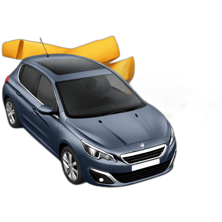 peugeot 308 accidenté  emoji