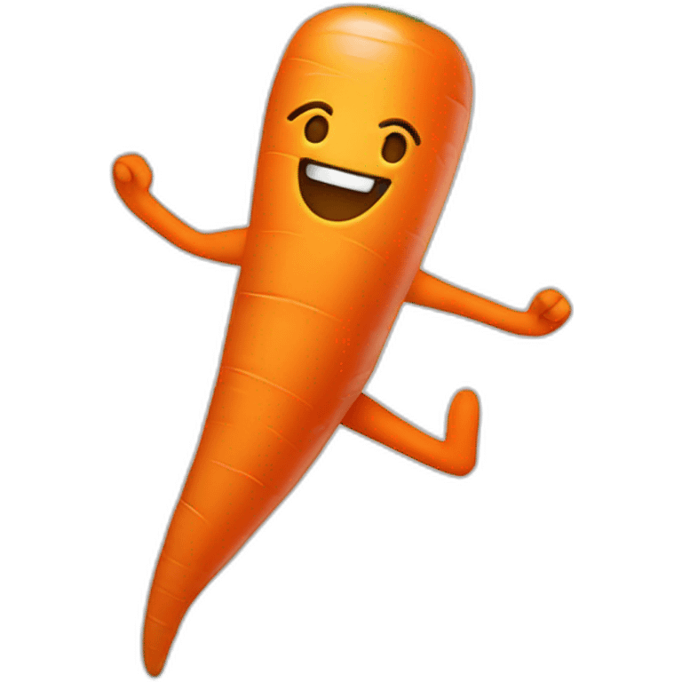 dancing carrot emoji