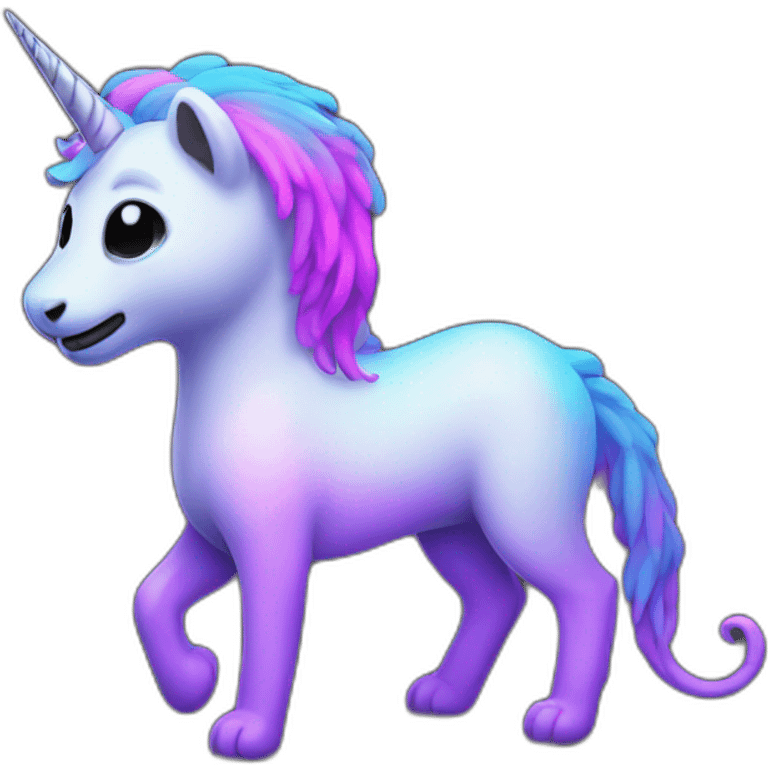 octocat neon unicorn emoji