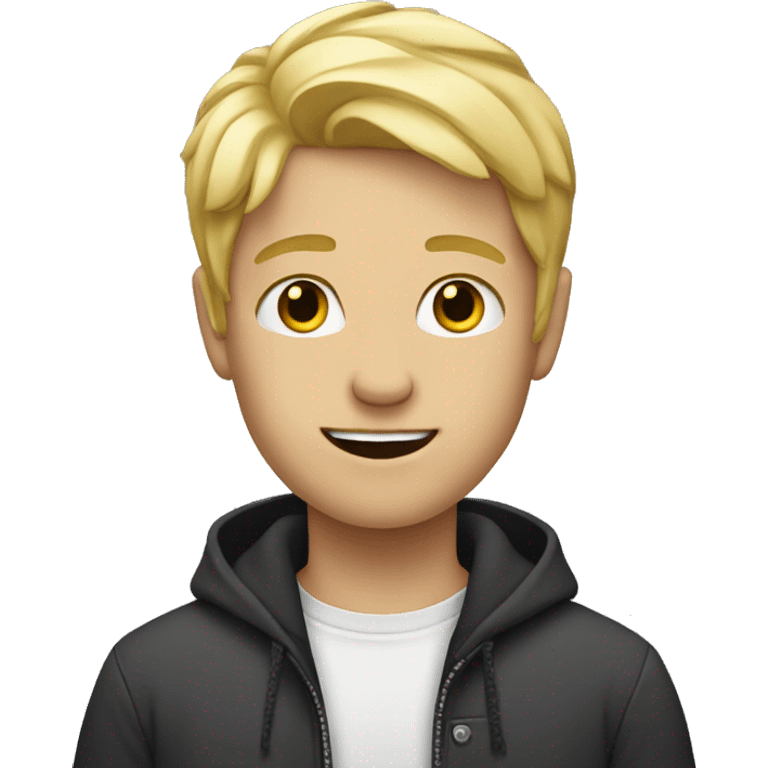 boy with blonde hair  emoji