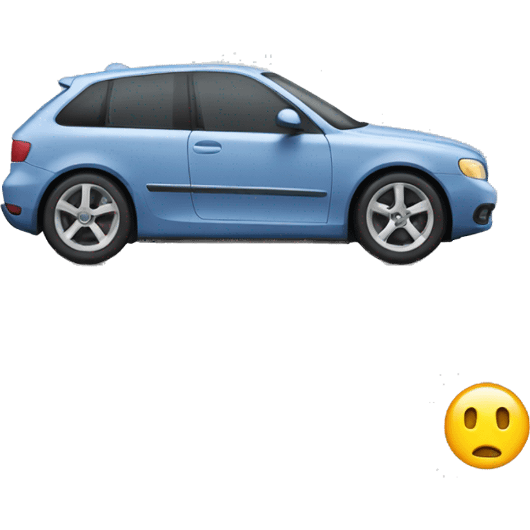  Car that is working on MacBook emoji