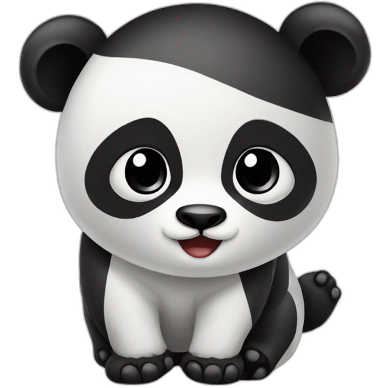 Panda énervé  emoji