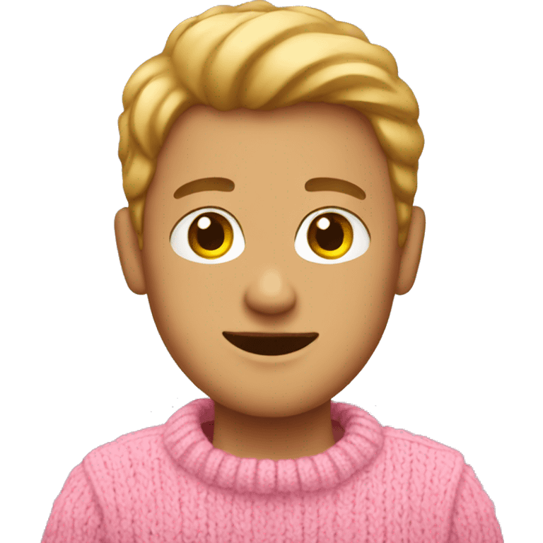 Pink sweater  emoji