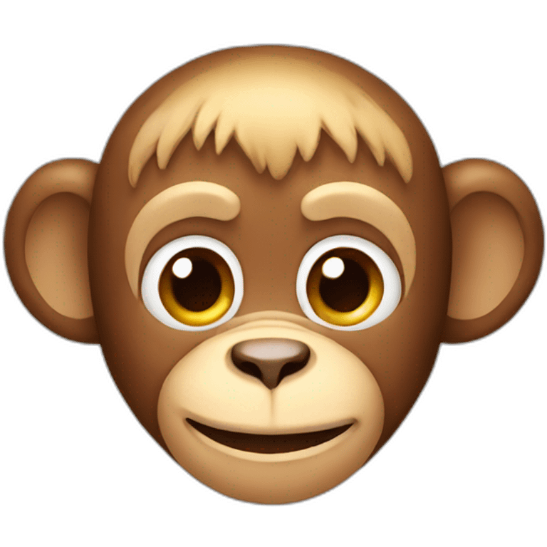 monkey with ears emoji