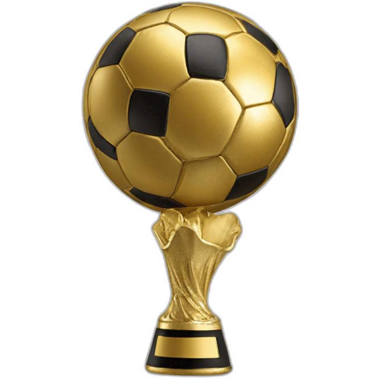 Balon de oro futbol emoji