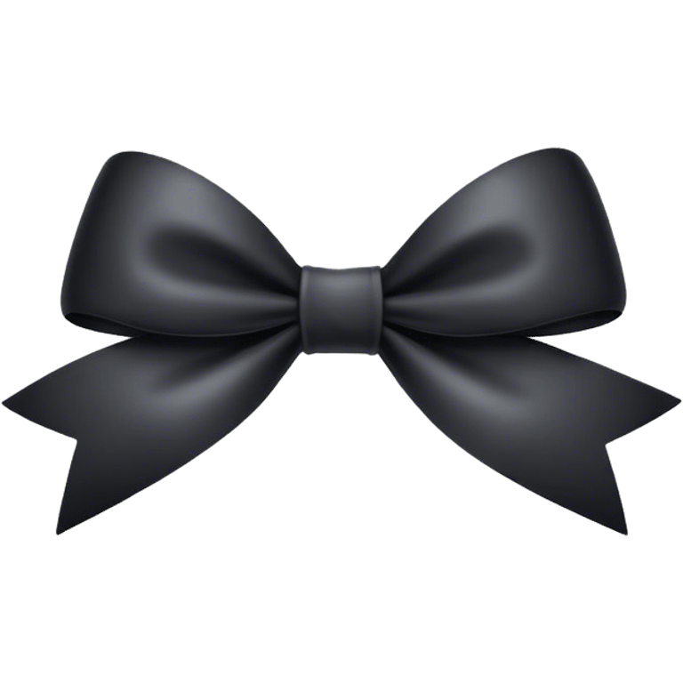 Black bow emoji