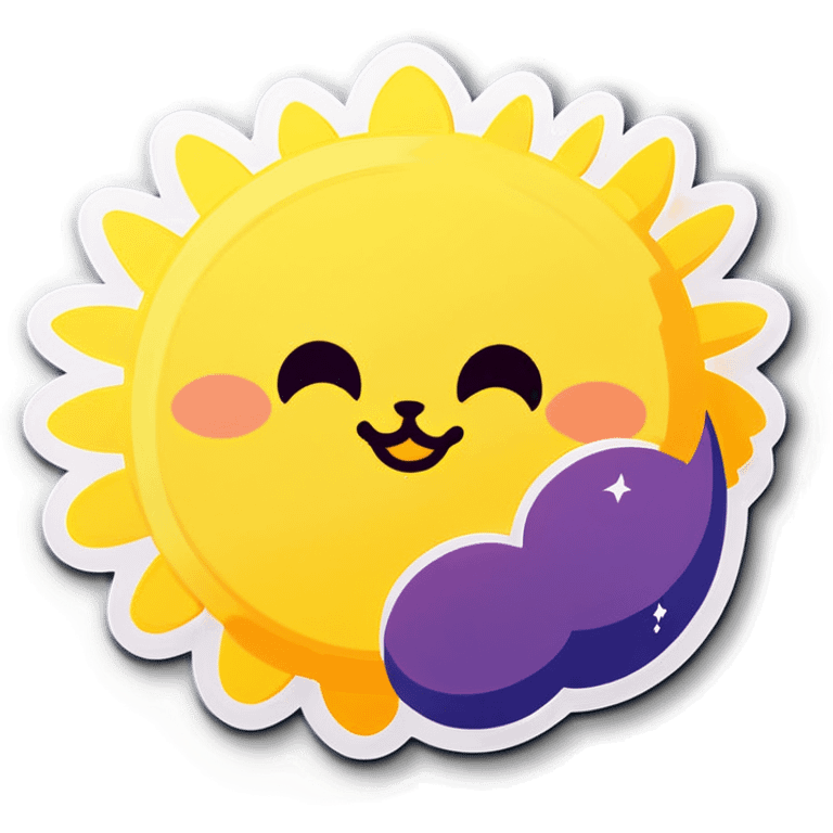 Cute good night  emoji